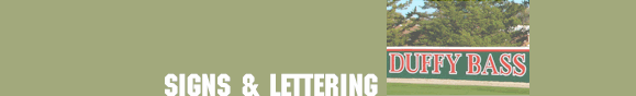 SIGNS & LETTERING